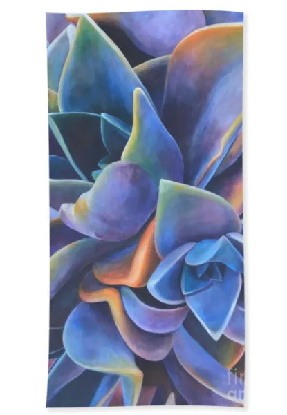 California Sunset Beach Towel Succulents by Tara Esperanza | $45.00